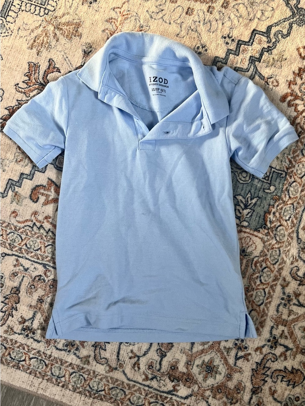 Izod Pale Blue School Polo